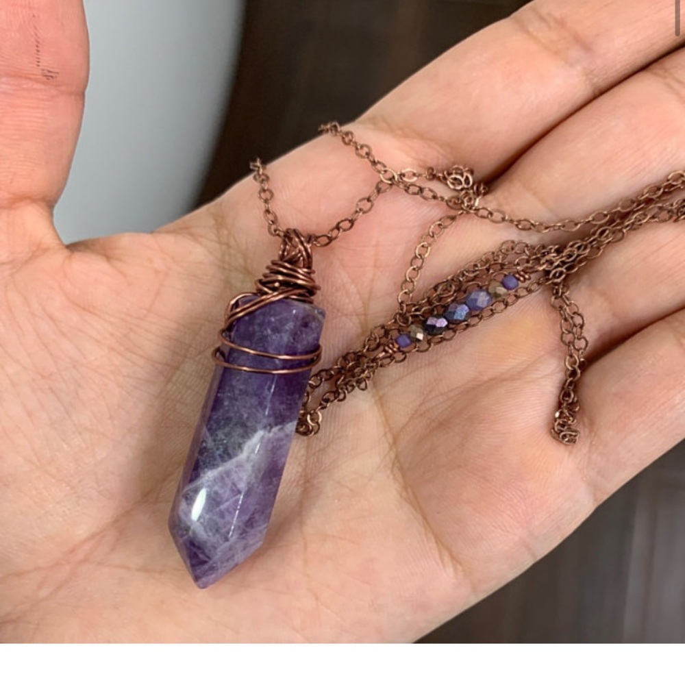 Amethyst Point Necklace